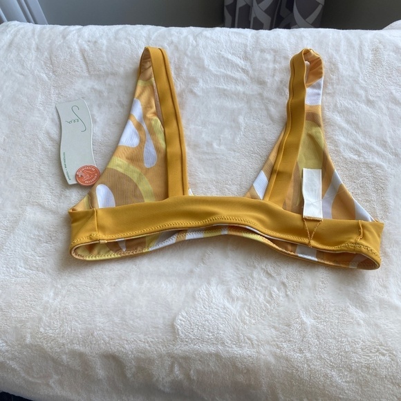 New! Seea Brasilia Reversible Bikini Top Solaris yellow 14696 - Picture 12 of 15